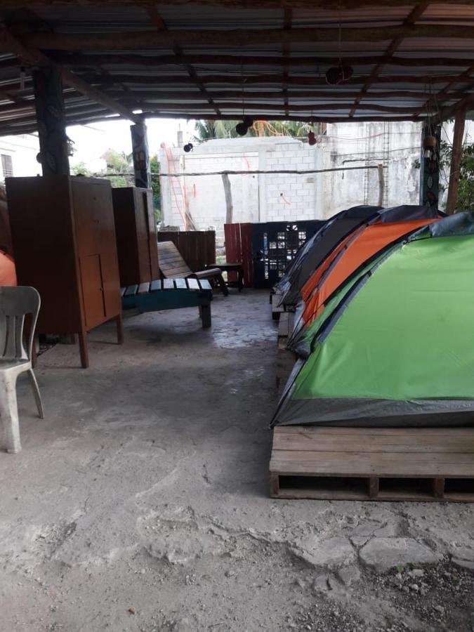 Hostal Y Camping Las G Bacalar Extérieur photo